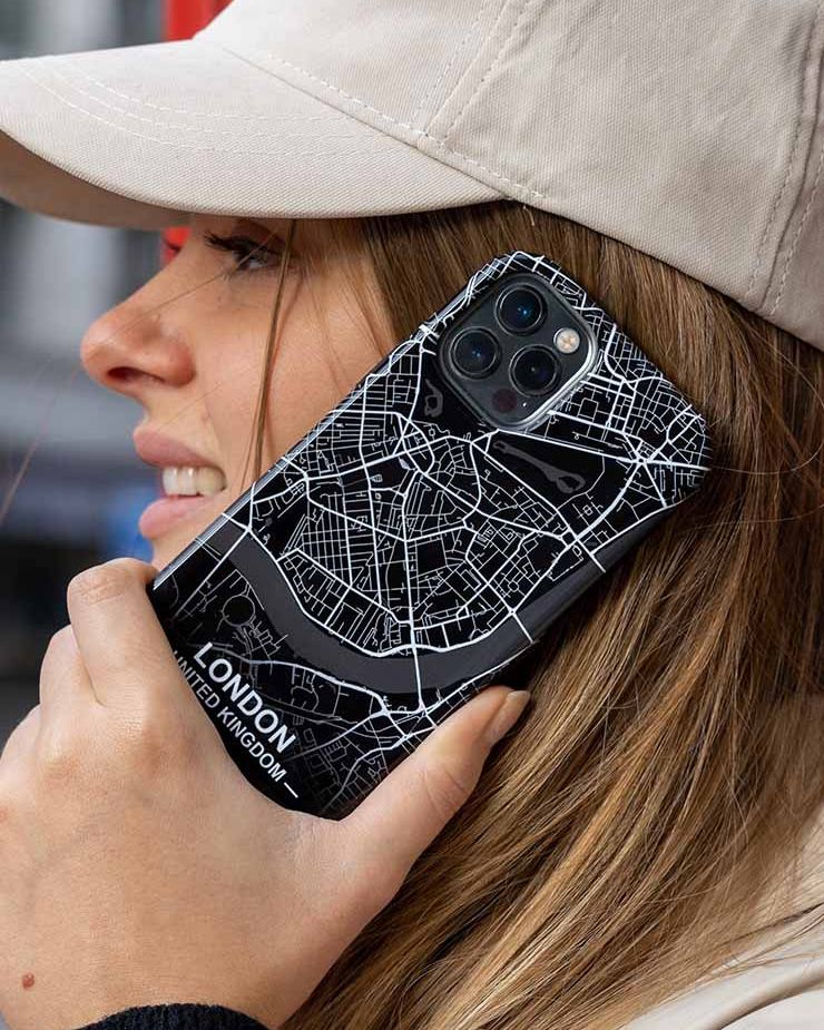 CityMarble™ telefona vāciņš ar pilsētas karti